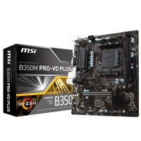 MSI AMD B350M PRO-VD PLUS B350 DDR4 3200 VGA GLAN AM4 USB3.1 - 1